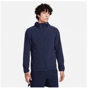 Nike Unlimited Repel Hooded Versatile Windproof/Water Resistant Jacket Dark Blue